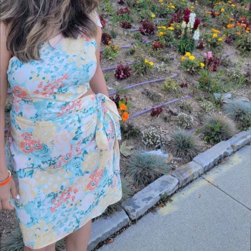 Floral Print Women's Dress